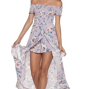 Candie's maxi Romper floral /boho style med size